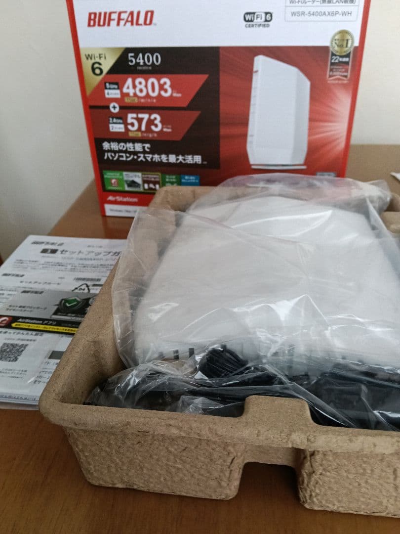 kei3　BUFFALO WSR-5400AX6P-WH Wi-Fi 6