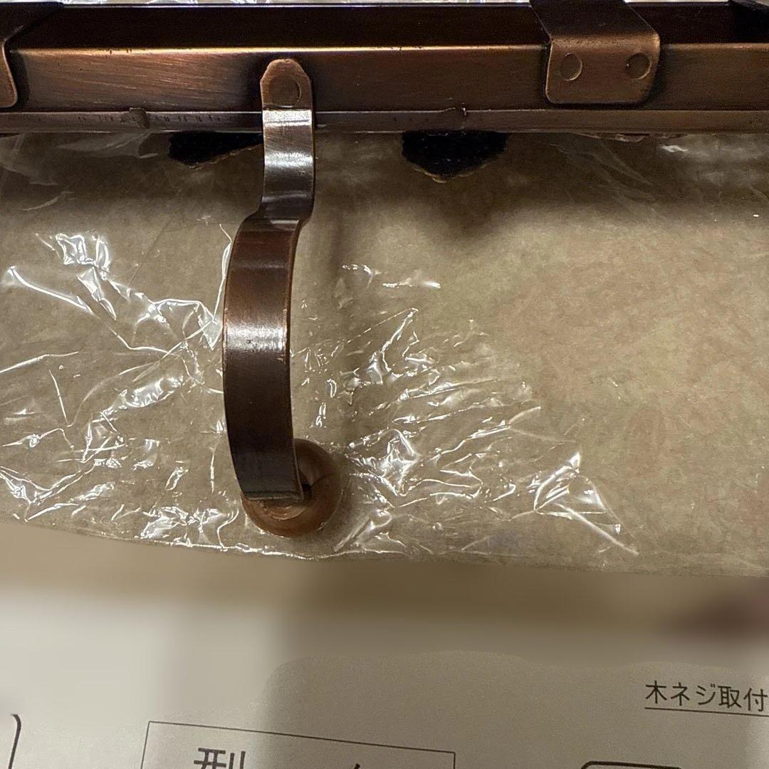 未使用　アンティーク　アイアン　3連　フック　レトロ