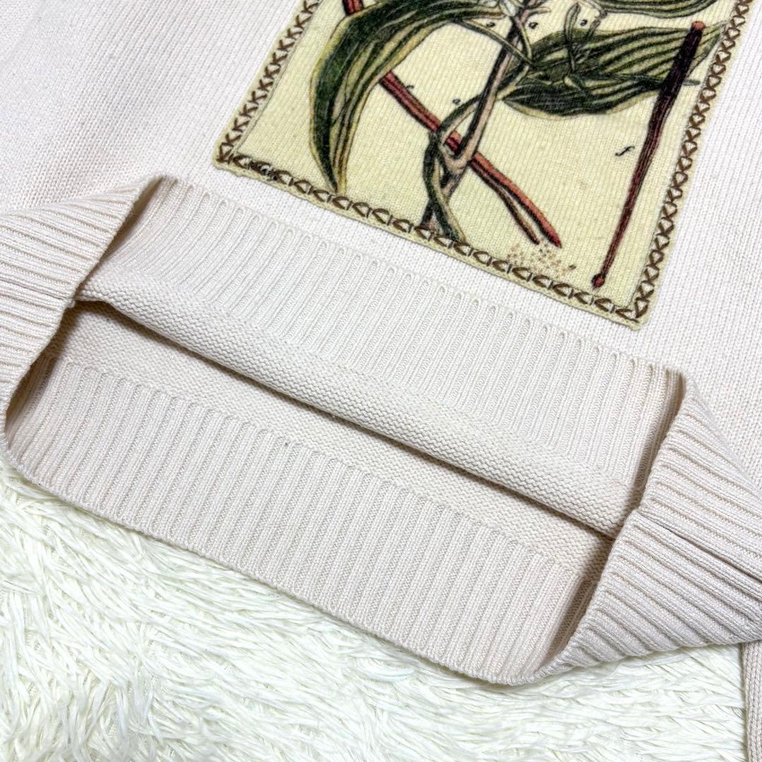 CABaN ウールカシミヤ アートフレーム クルーネック プルオーバー