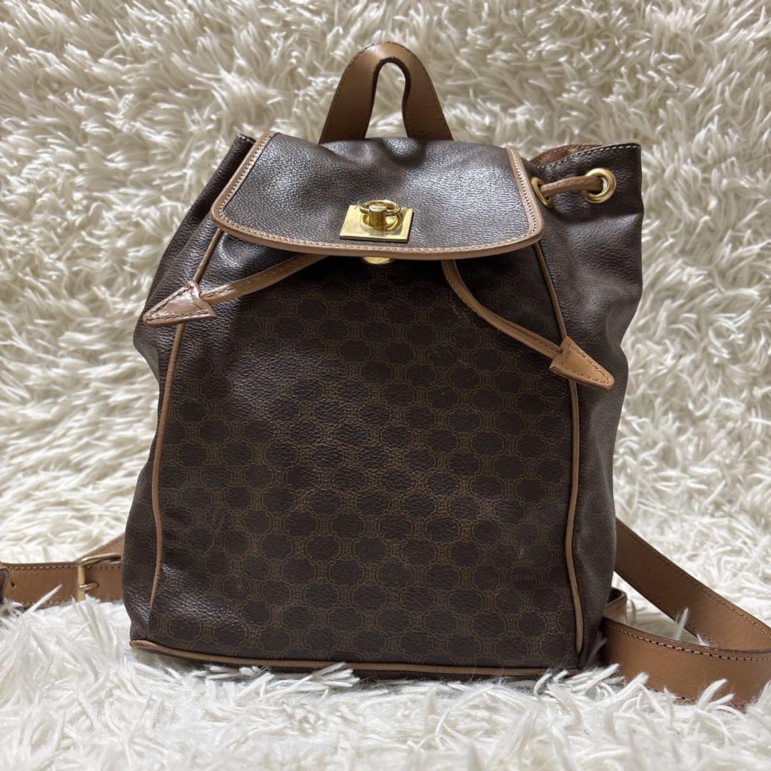 セリーヌCELINEヴィンテージマカダムリュックサック　リュックバッグパック