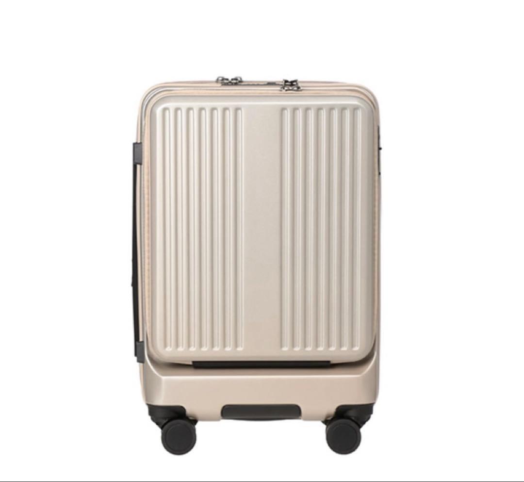ANAオリジナルフロントオープンキャリー機内持ち込みサイズ（40L） グレージュ