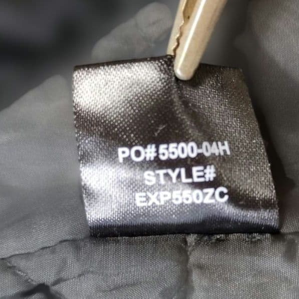 H&S ZIP JKT XL BLACK 未使用 ハイドアンドシーク