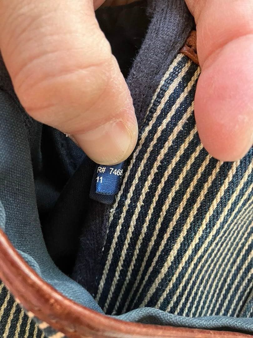 RALPH LAUREN RUGBY メッセンジャーバッグ デニム レザー