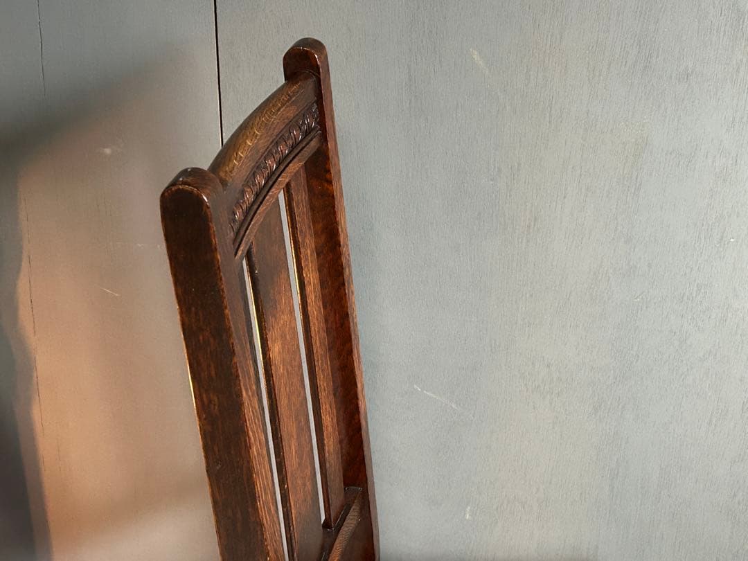 ③　英国　イギリス　ロイズアンティークス　ハイバックチェア　高浮き彫り　GY