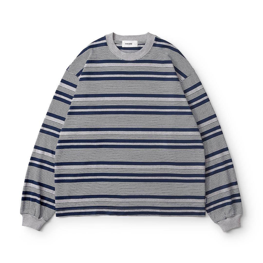 トップス 25ss everyone border long sleeve tee