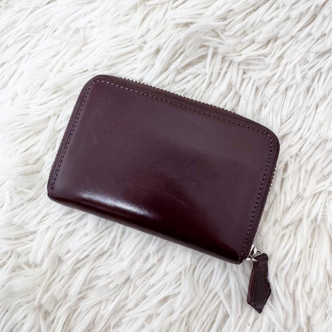 COCOMEISTER ココマイスター ケース 折り財布 ラウンド 茶