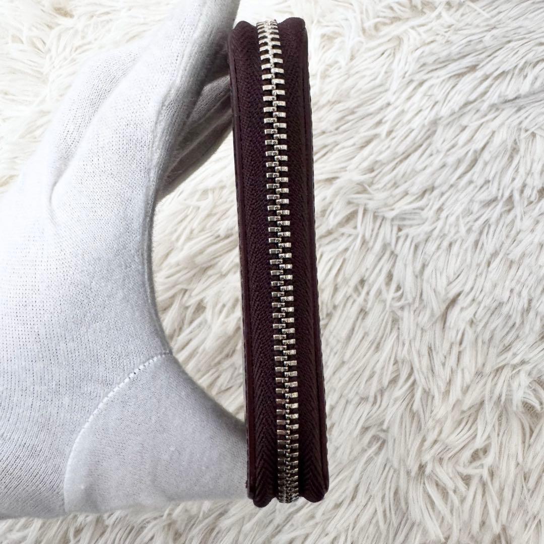 COCOMEISTER ココマイスター ケース 折り財布 ラウンド 茶