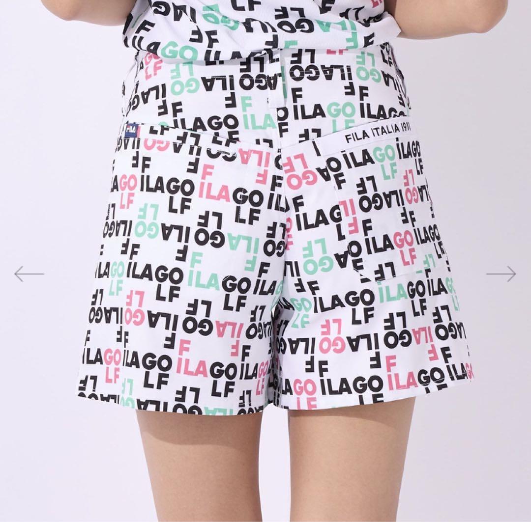 フィラゴルフ 上下セットアップ　半袖ゴルフシャツL ショートパンツM