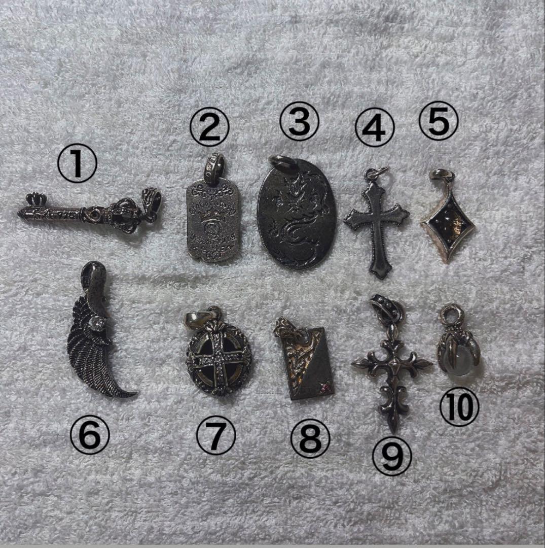 シルバー925 ネックレスチャーム（バラ売り、セット売り可）