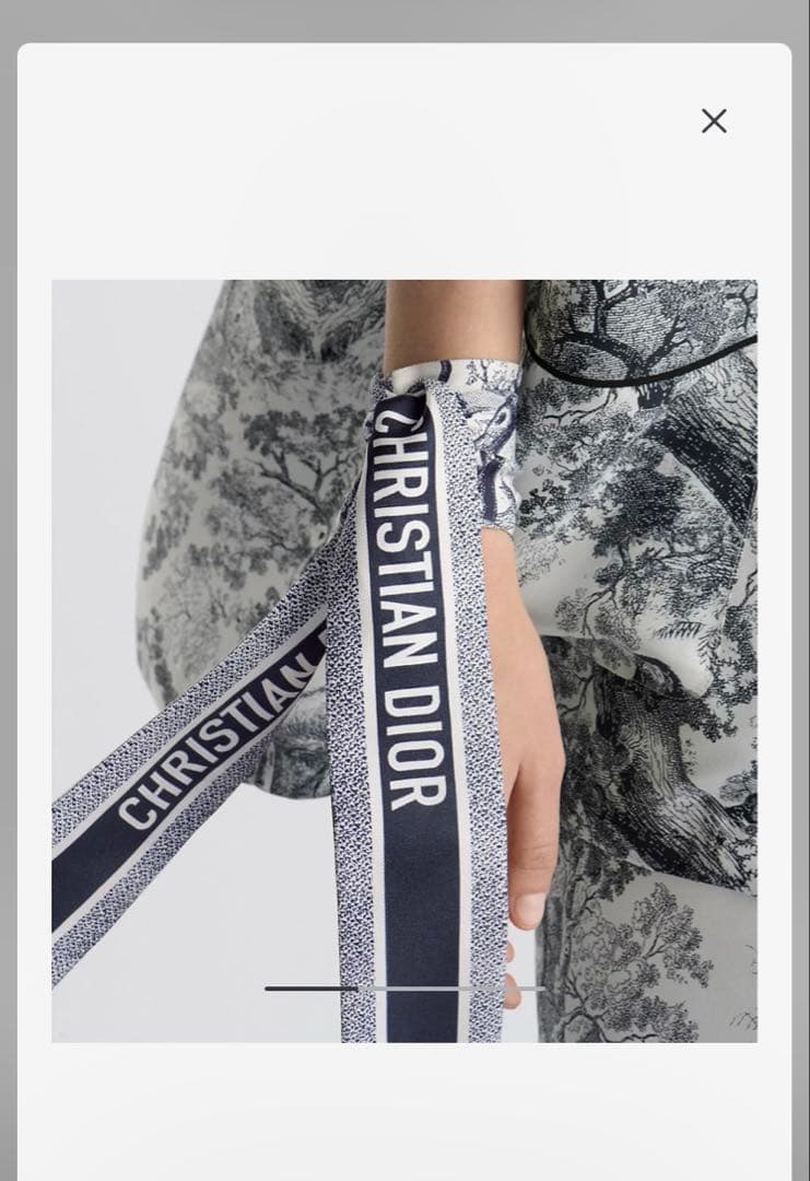 CHRISTIAN DIOR トワル・ド・ジュイ スカーフ