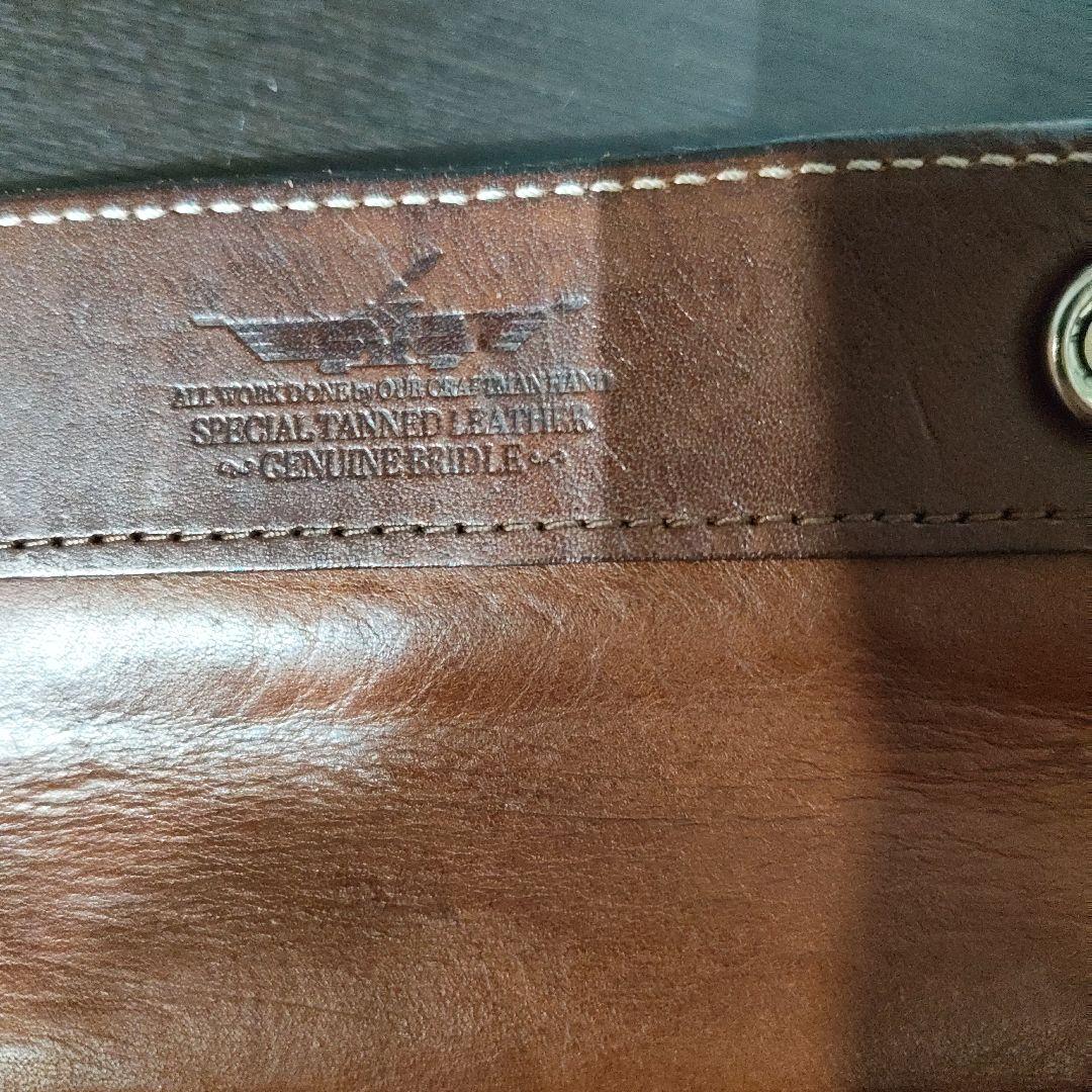 【匿名発送】FUNNY　ファニー　三つ折り　財布　グラブ　ダブルコンチョ　ミドル