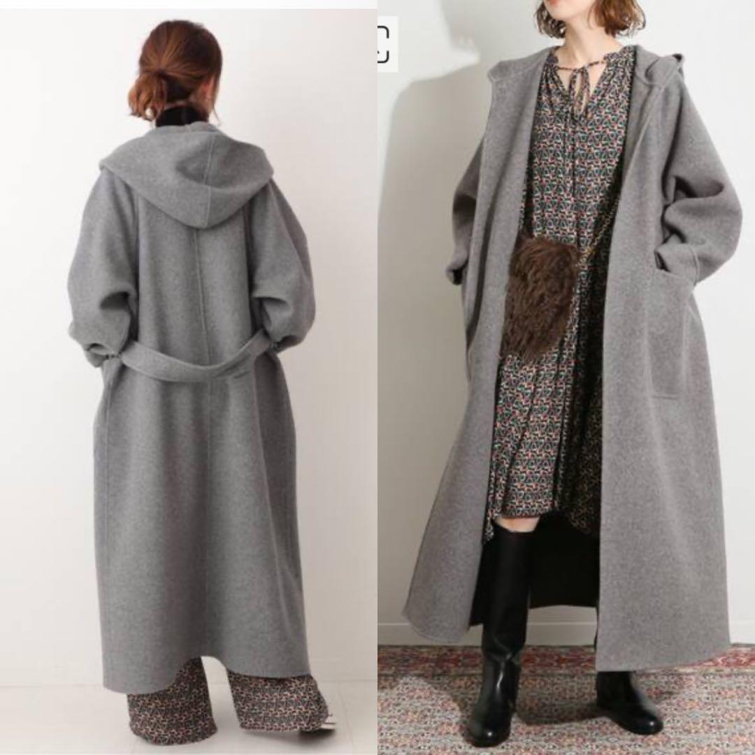 新品　IENA LA BOUCLE ダブルフェイスフードコート　イエナ