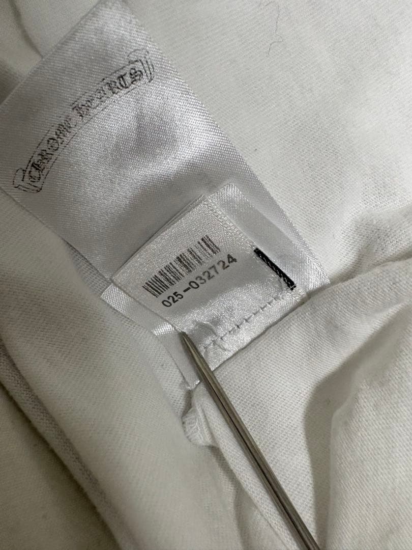 Chrome Hearts 長袖カットソー セミタリークロス ホワイト