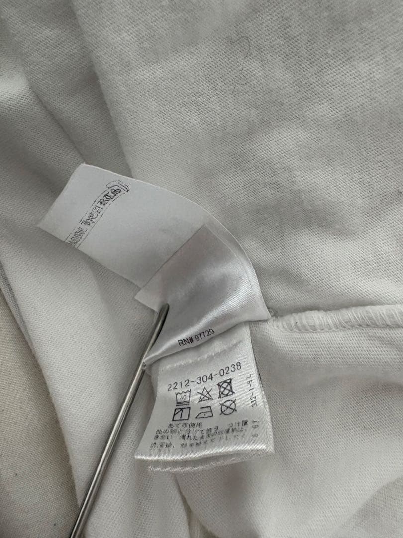 Chrome Hearts 長袖カットソー セミタリークロス ホワイト