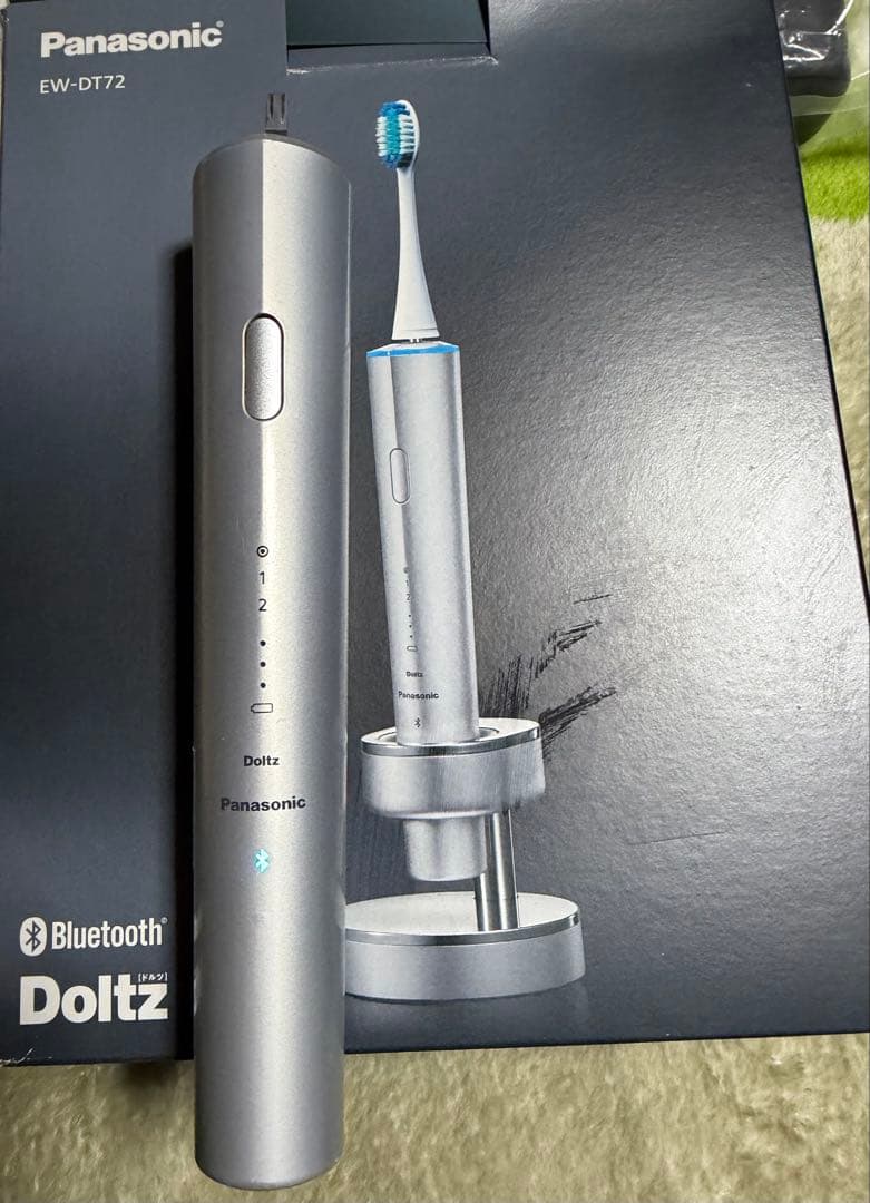 電動歯ブラシ Doltz（ドルツ） シルバー EW-DT72-S おまけ付き