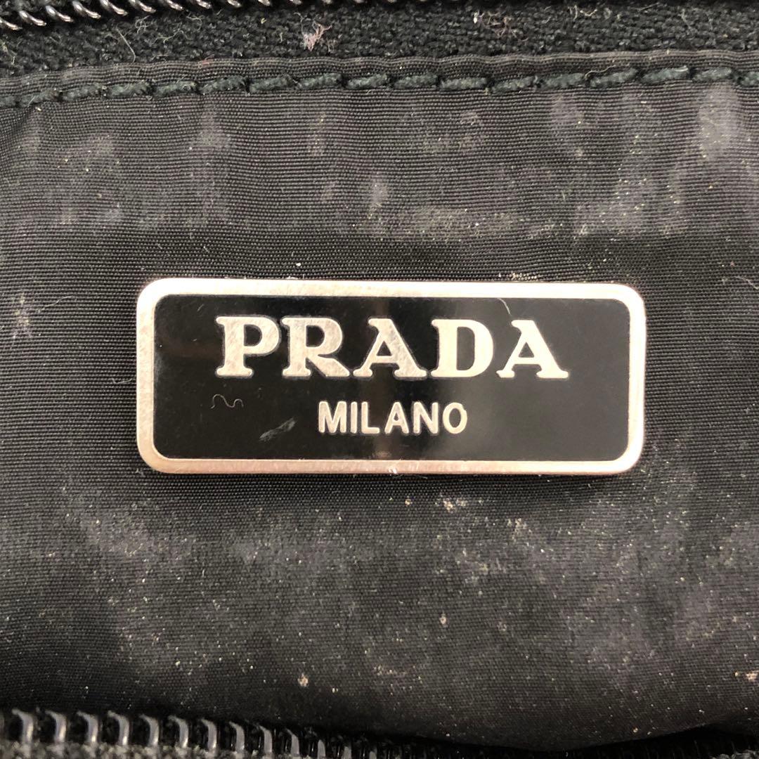 M07/019 PRADA プラダ ミニポーチ 三角ロゴ レオパード