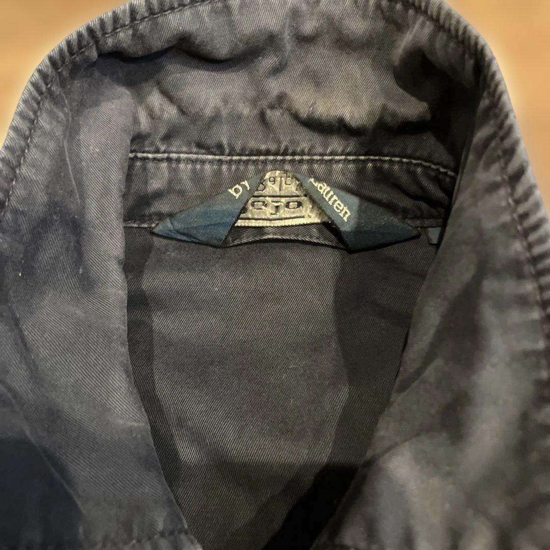 ポロ ラルフローレン ネイビー　スイングトップ　ペンキ有