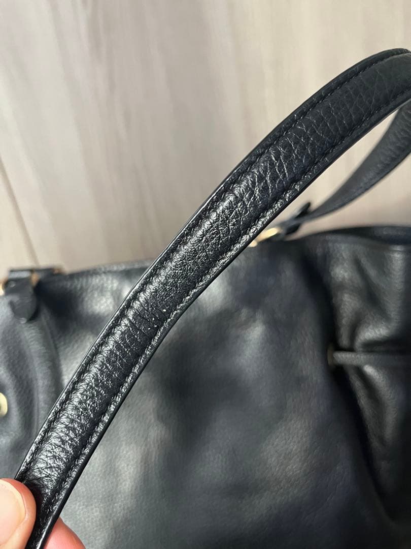コーチ　coach 【美品】アウトレット アンディトートバッグ　黒　レザー