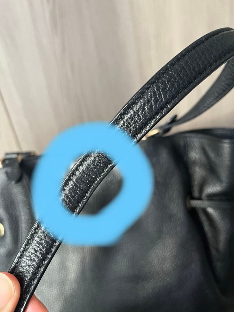 コーチ　coach 【美品】アウトレット アンディトートバッグ　黒　レザー