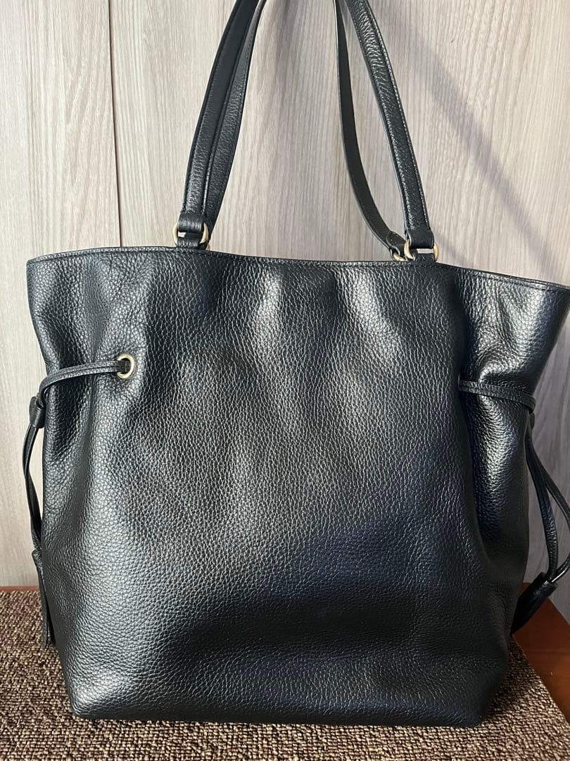 コーチ　coach 【美品】アウトレット アンディトートバッグ　黒　レザー