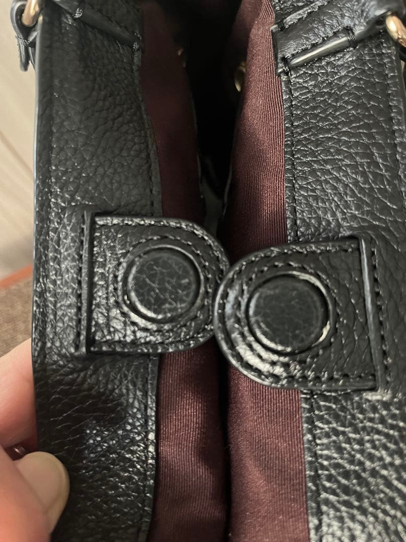 コーチ　coach 【美品】アウトレット アンディトートバッグ　黒　レザー