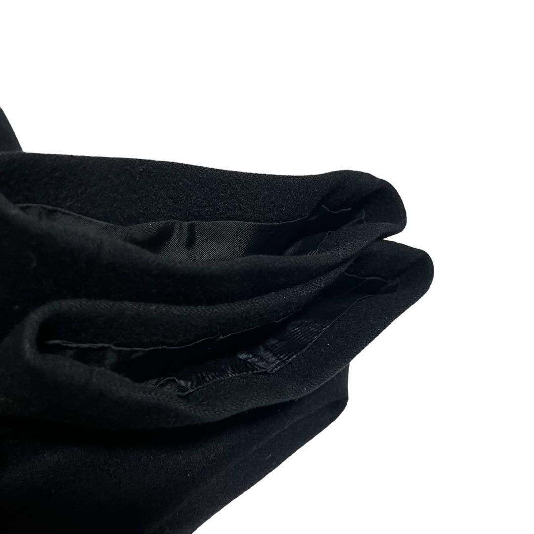 agnona アニオナ カシミヤ　コート　黒　大きいサイズ