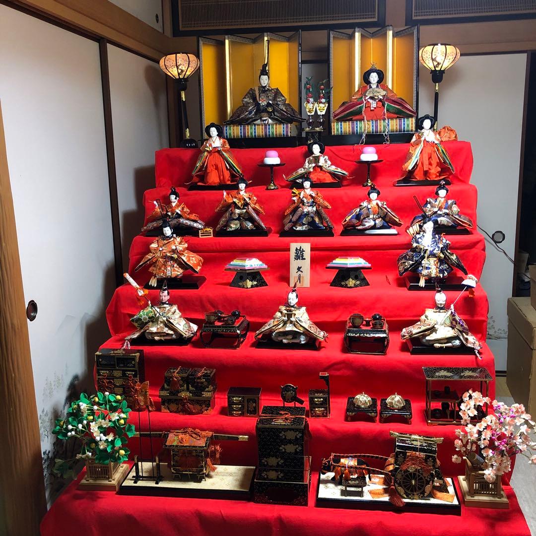 雛人形　7段飾り 久月 高級　豪華　華やか