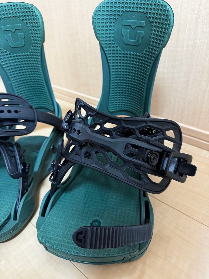 UNION スノーボード ビンディング グリーン