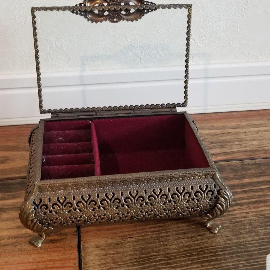 値下げ★アンティーク調★ ジュエリー アクセサリー ボックス ケース