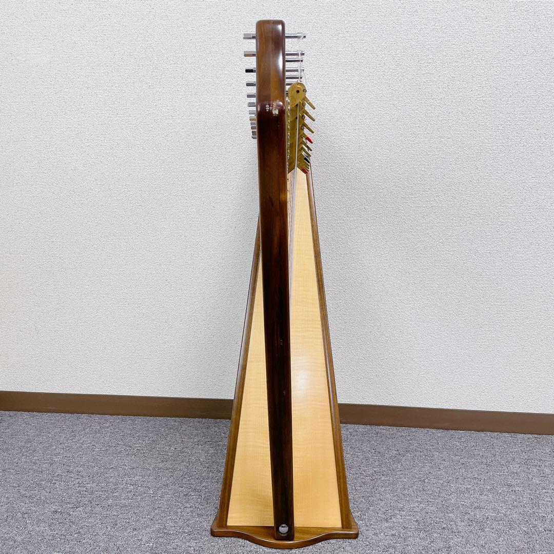 liraAOYAMA ハープ 25s 25弦　サウルハープ　ブラウン