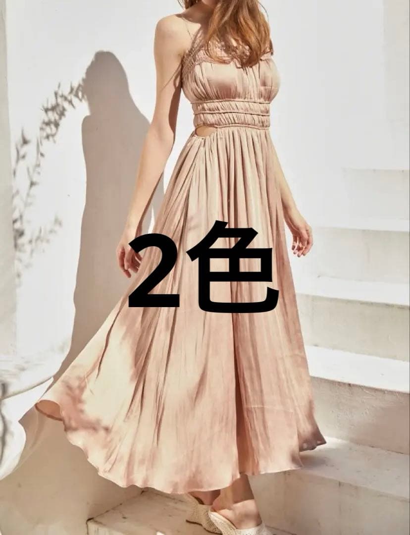 ワンピース Estella.K Julia Satin Long Dress