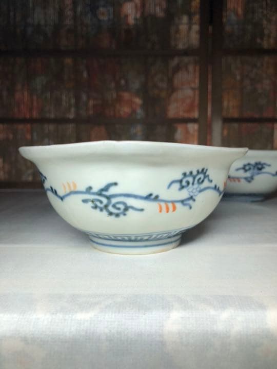 明治骨伊万里小鉢五枚セット