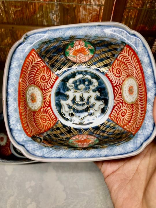 明治骨伊万里小鉢五枚セット