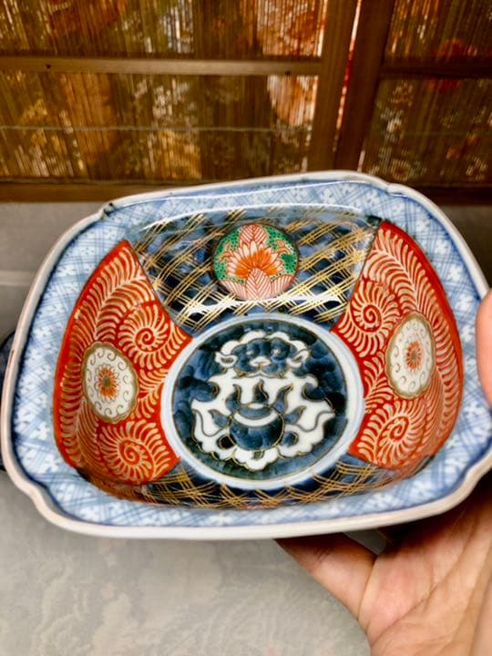 明治骨伊万里小鉢五枚セット