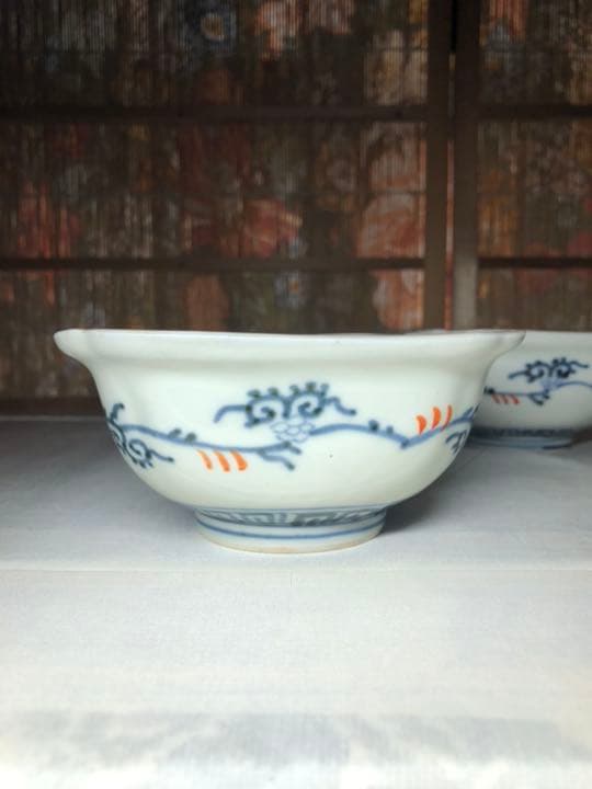 明治骨伊万里小鉢五枚セット