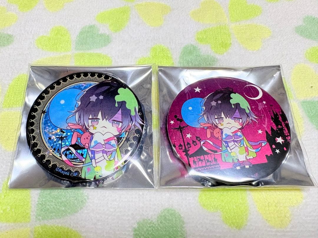 無神アズサ ディアラバ ぞんびてぃっく 缶バッジ ホロ 通常