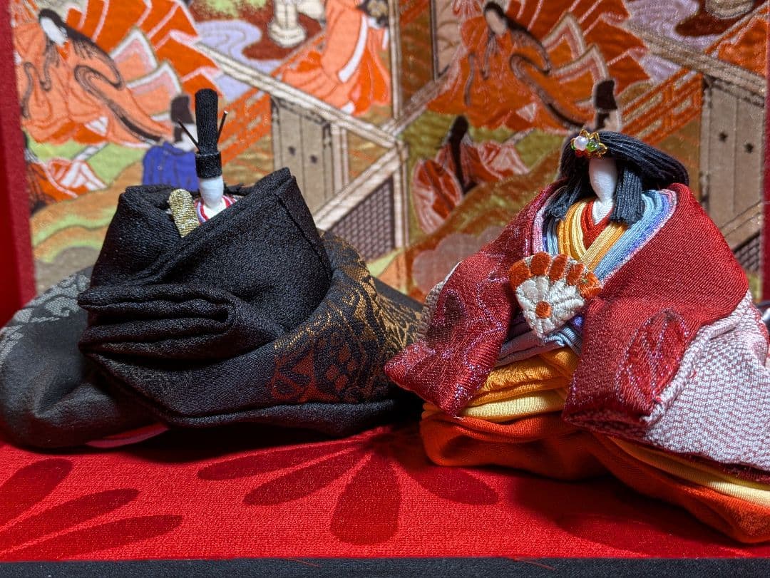 【八重の衣】源氏物語風手作りお雛様