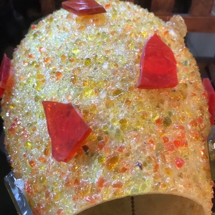 60s〜70s アメリカンアンティーク 樹脂の多彩色ランプ USAインテリア