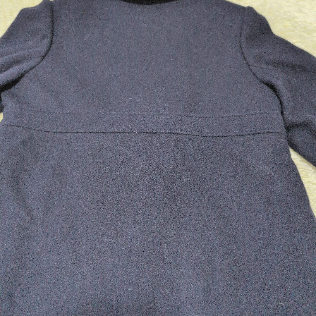 ミキハウス　ネイビー　ウールコート　140 受験　卒業式　フォーマル　冠婚葬祭