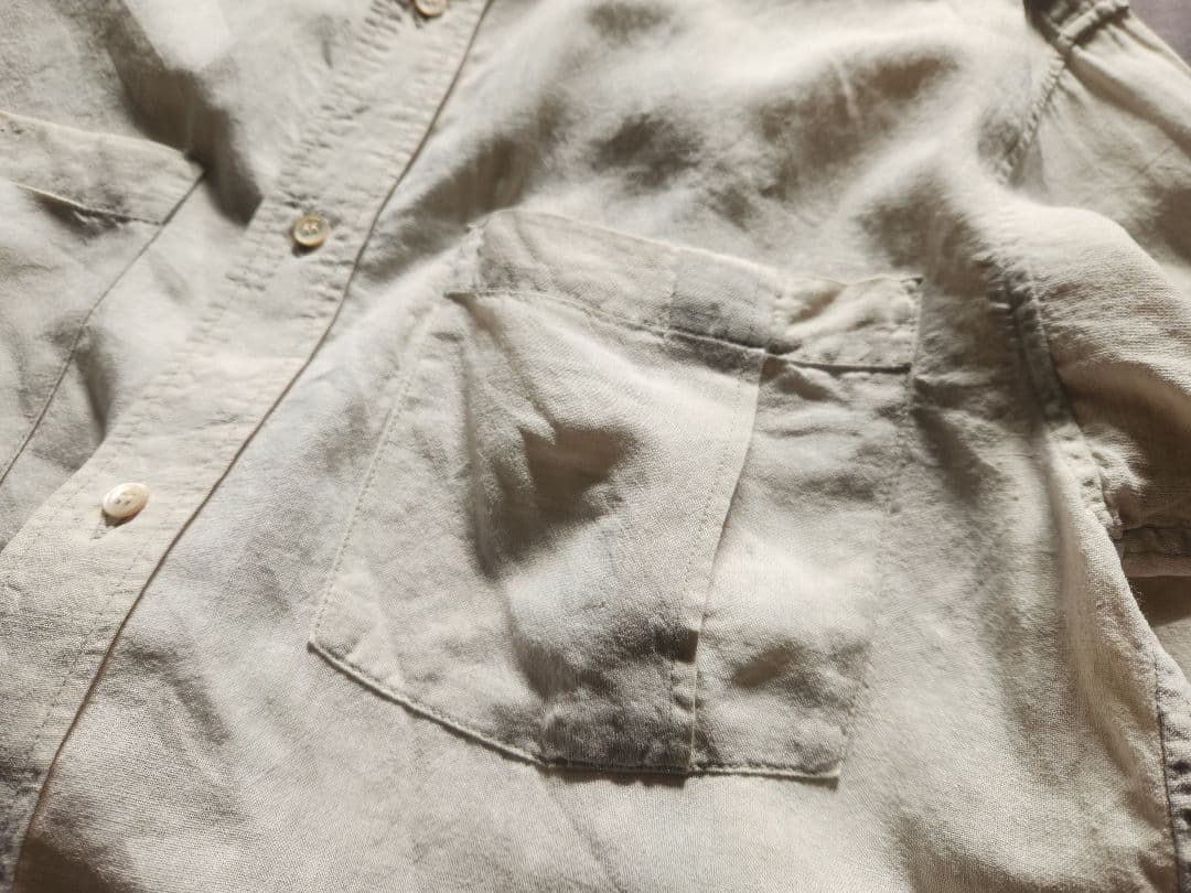 筆タグ 80s ISSEY MIYAKE MEN Linen shirt M