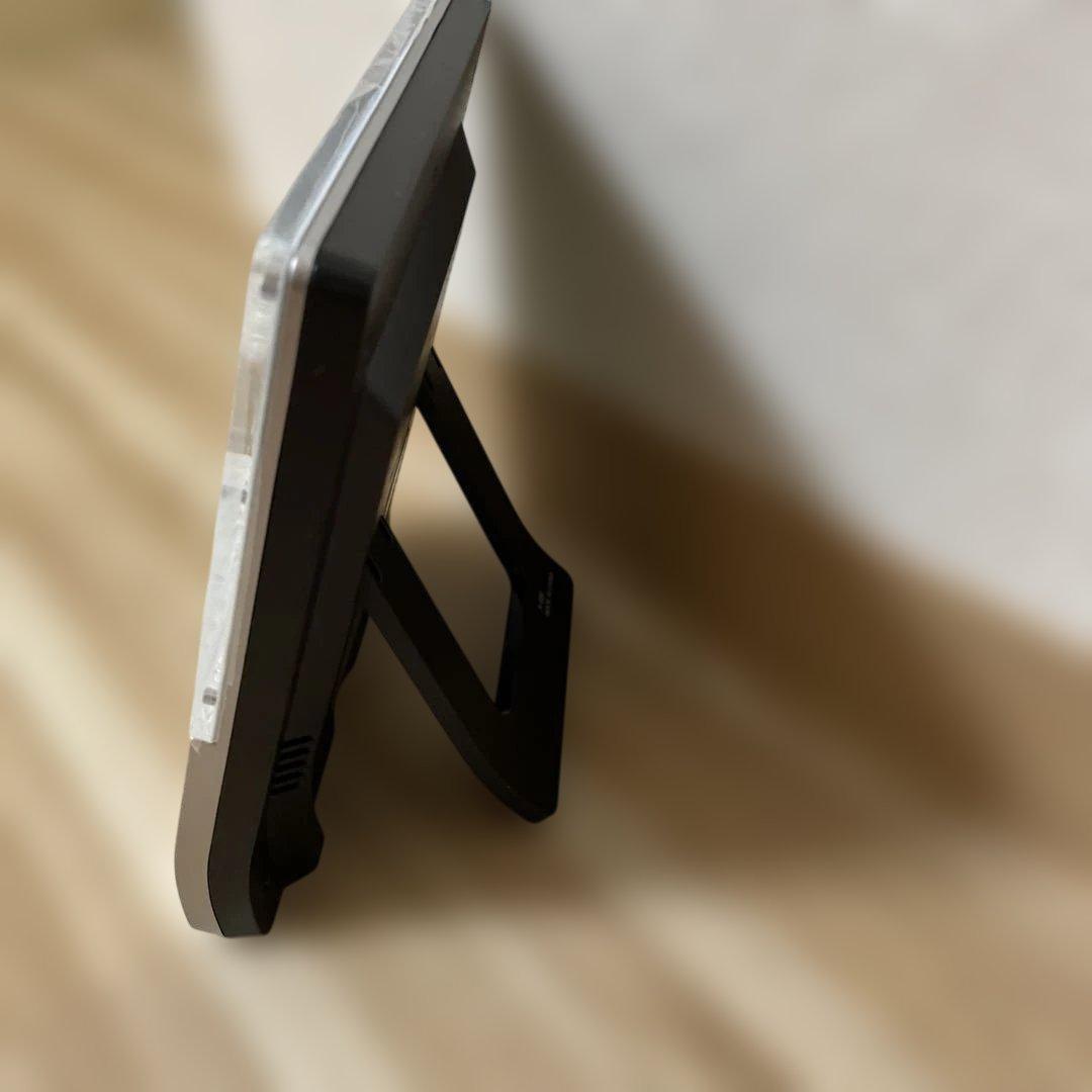 藤井聡太さん　デジタル置時計 シルバー