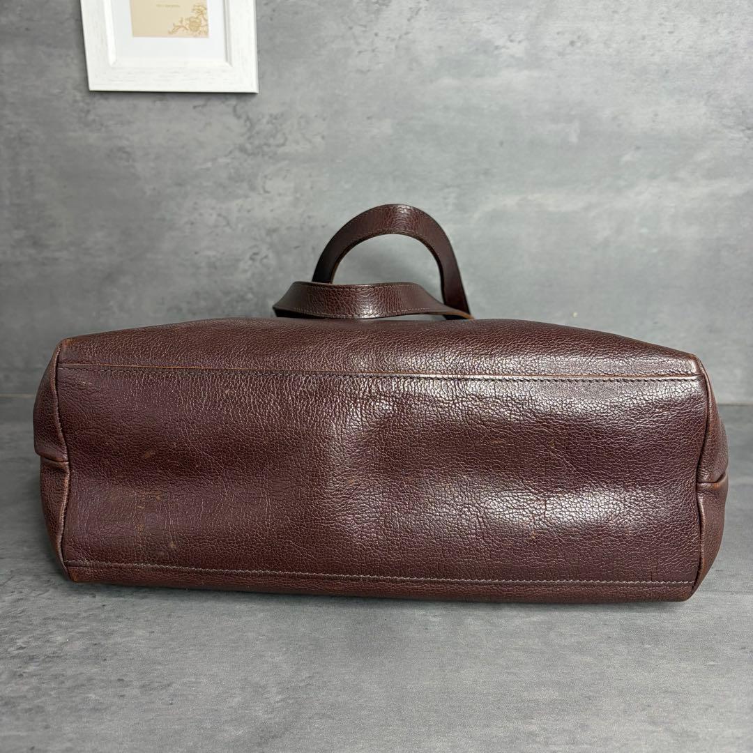 【美品】ILBISONTE イルビゾンテ 本革 トートバッグ ビジネス 肩掛け