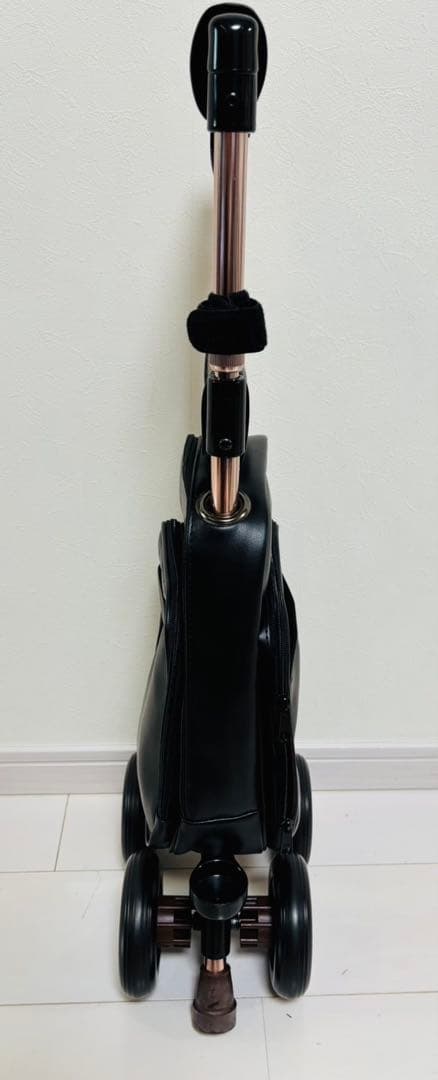 キャリーステッキ ライト 168 シルバーカー 象印ベビー ブラック