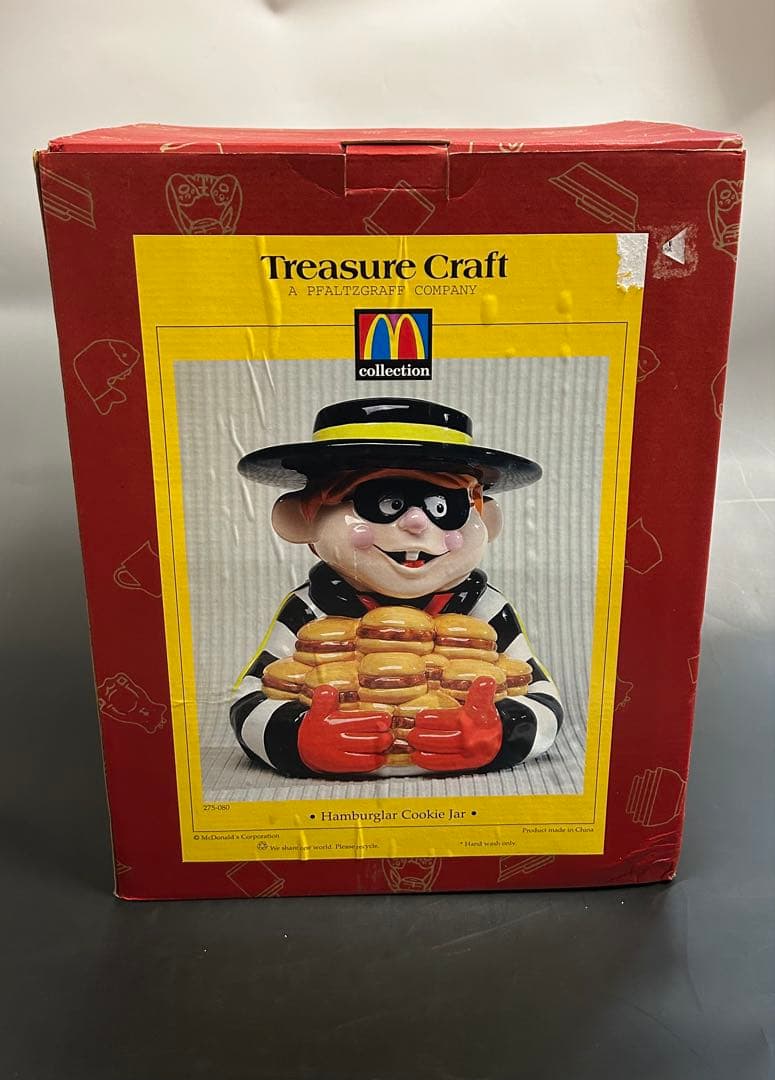 #158マクドナルド　ハンバーグラー　クッキージャー　ヴィンテージ　未使用品