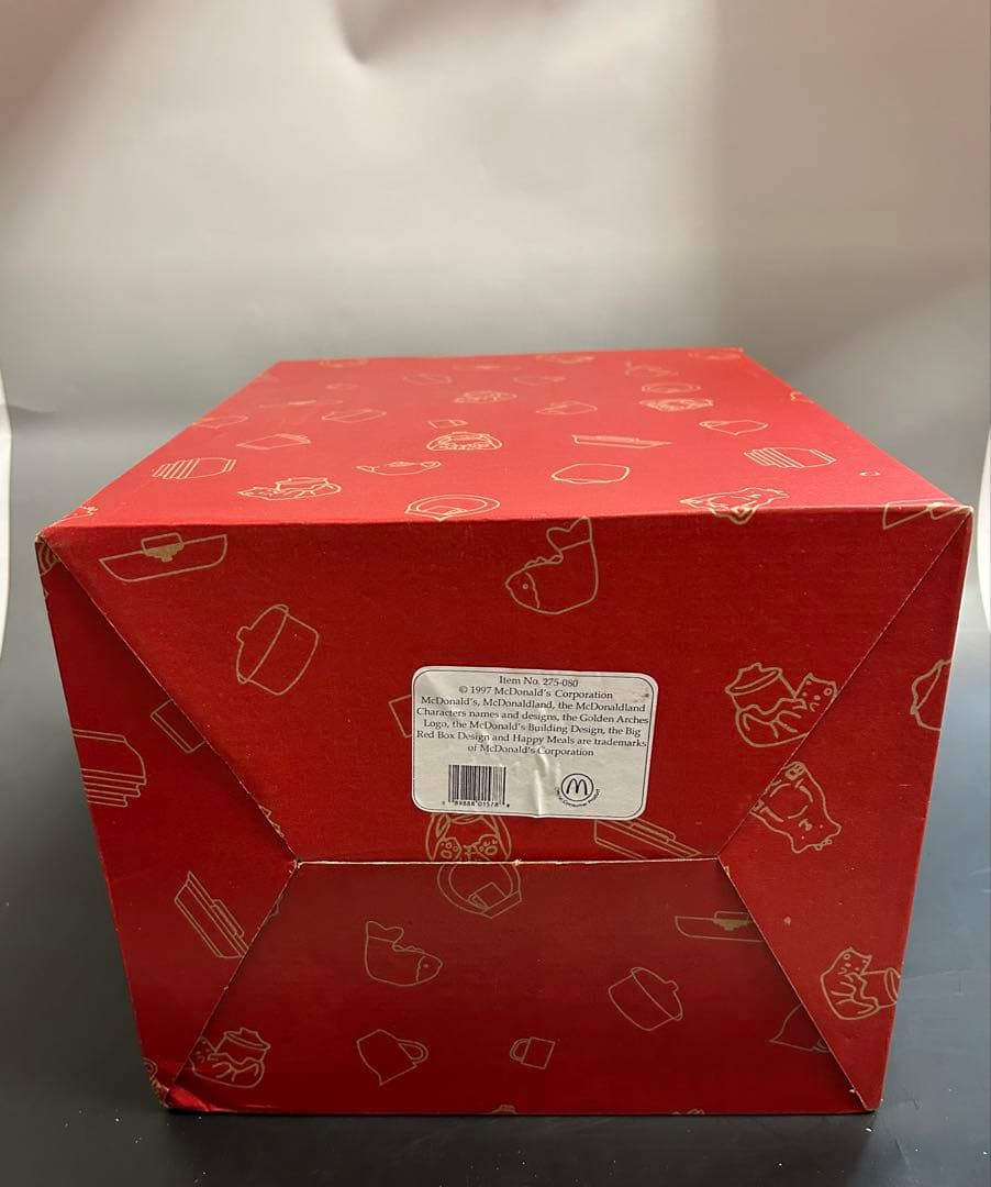 #158マクドナルド　ハンバーグラー　クッキージャー　ヴィンテージ　未使用品