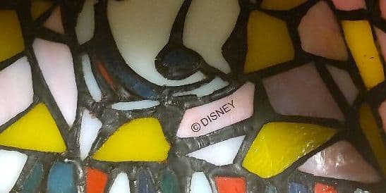 ディズニー ステンドグラスランプ