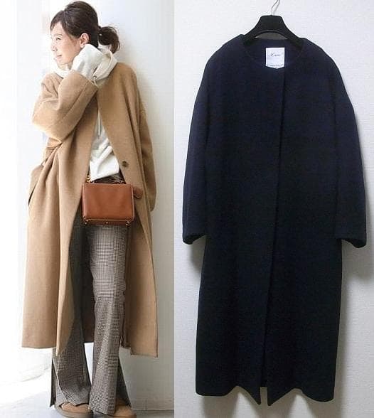 アパルトモン Lisiere N/C Coat ノーカラーコート ドゥーズィエム