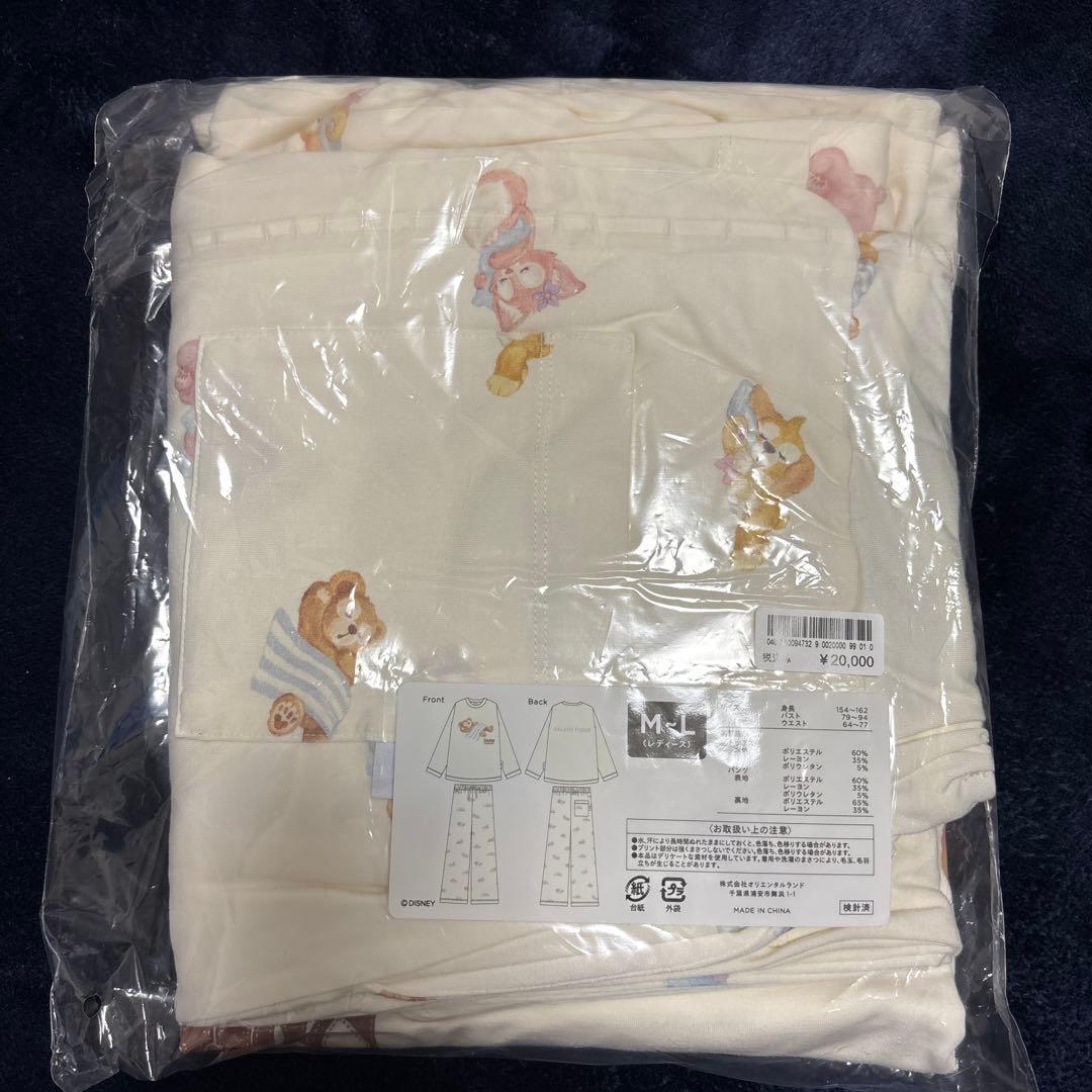 ジェラピケ ディズニー ダッフィー 長袖 パジャマ ルームウェア 未開封