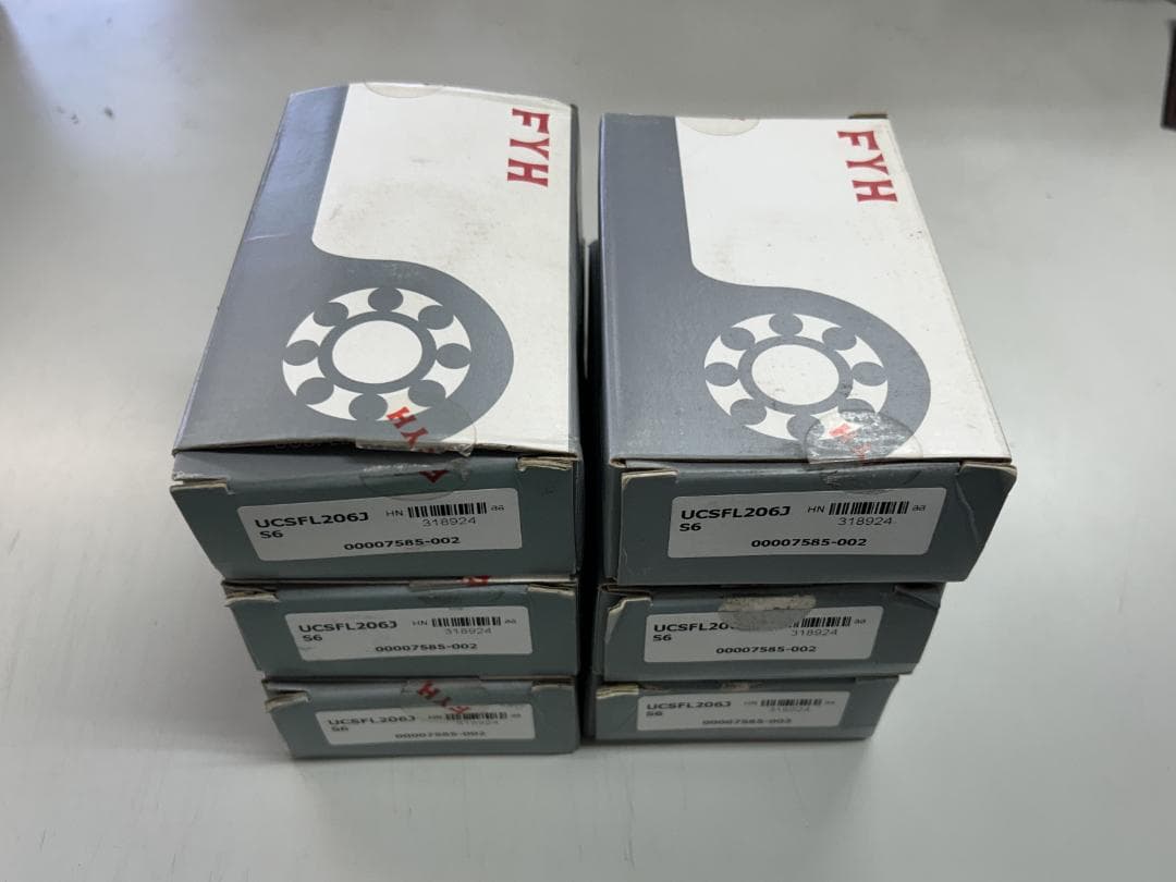 UCSFL206JS6 ステンレスベアリング 　6個セット