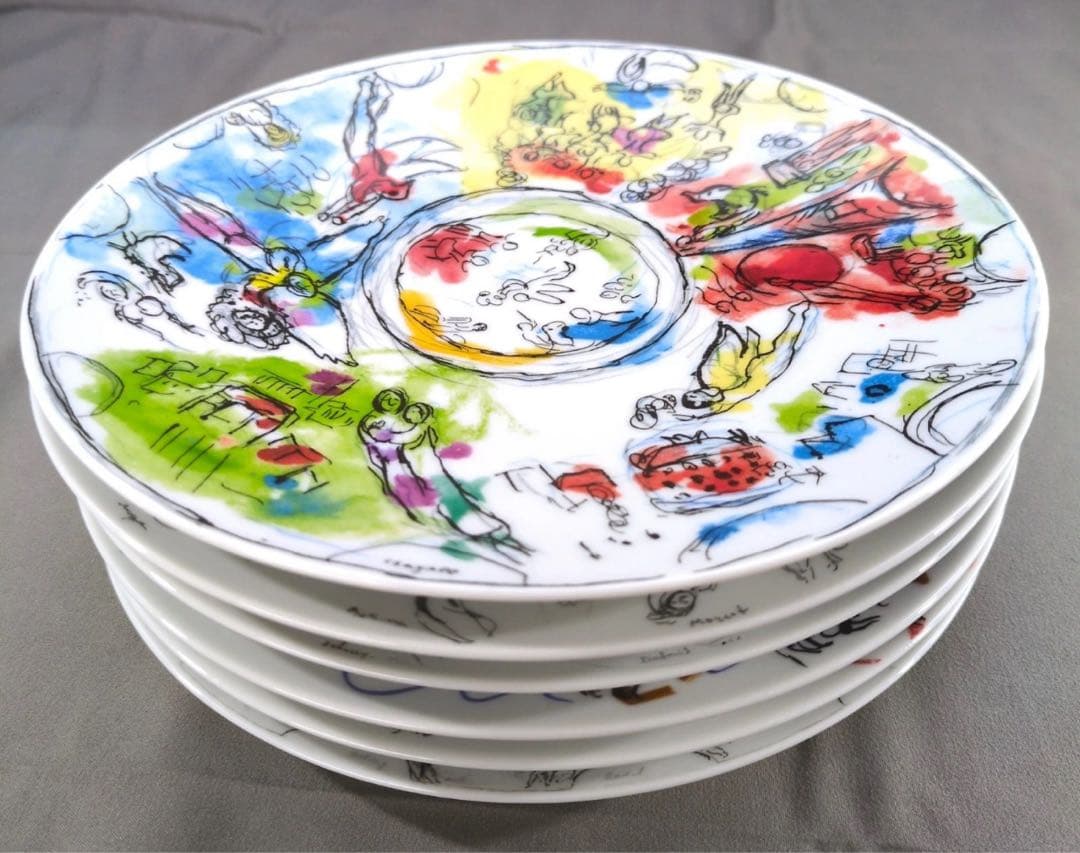 ベルナルド　マルクシャガール　プレート 6枚セット